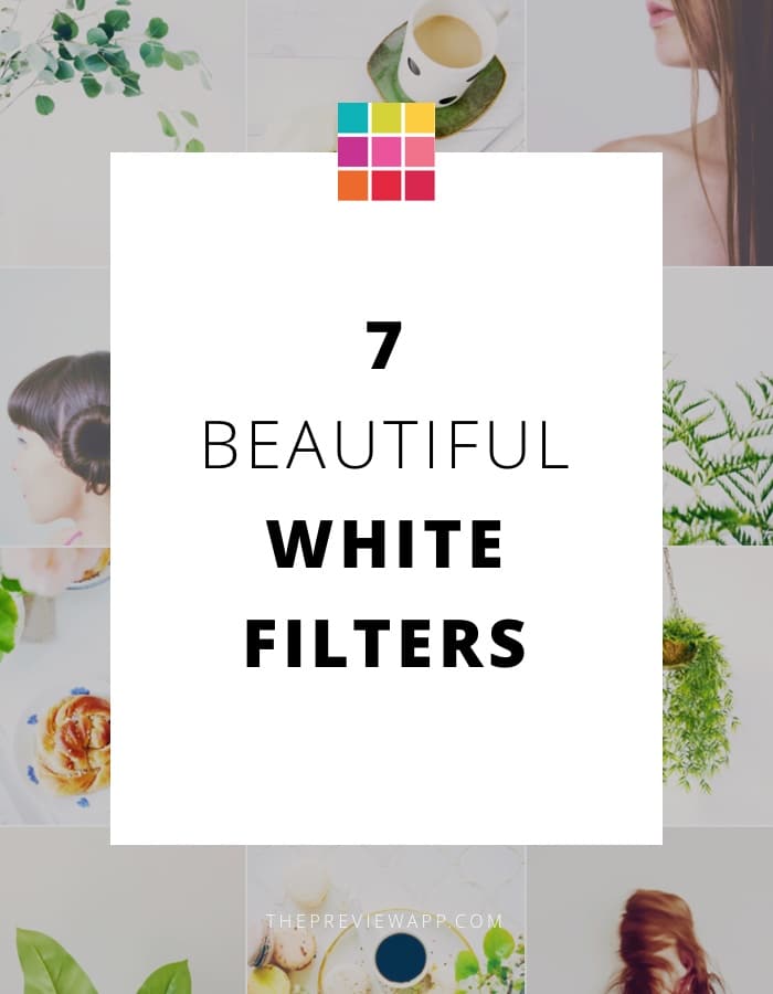White Instagram Theme using the White II Filter Pack inside Preview App.