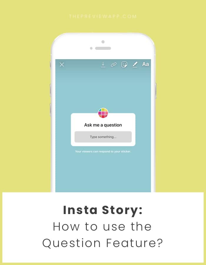 How to use the Question feature in Insta Story?