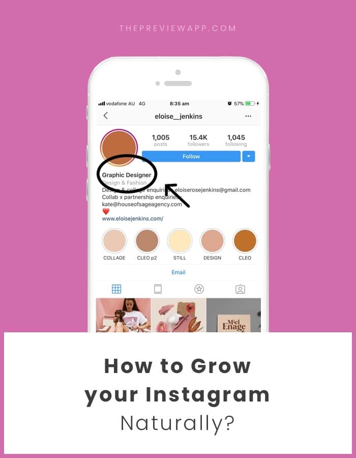 How to grow Instagram account organically?