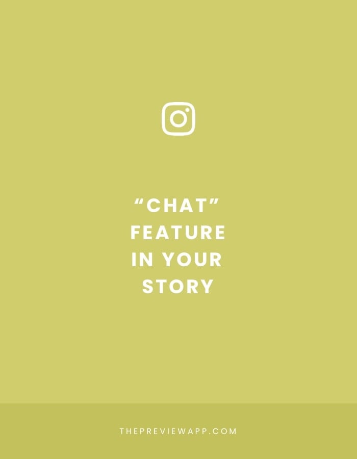 Insta Story “Chat” feature: How to use it + ideas
