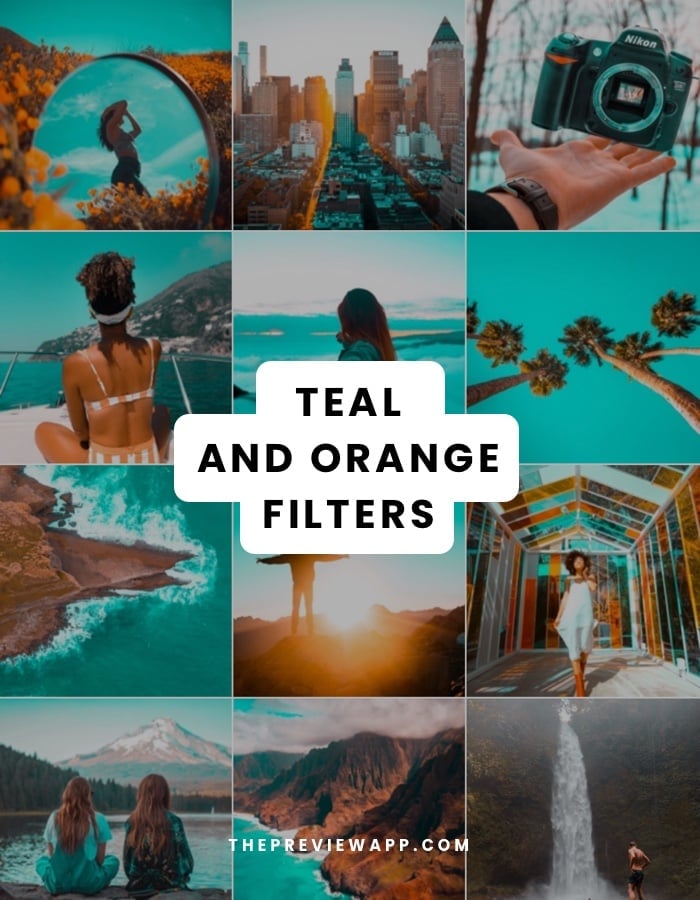 Teal and Orange filters in Preview app