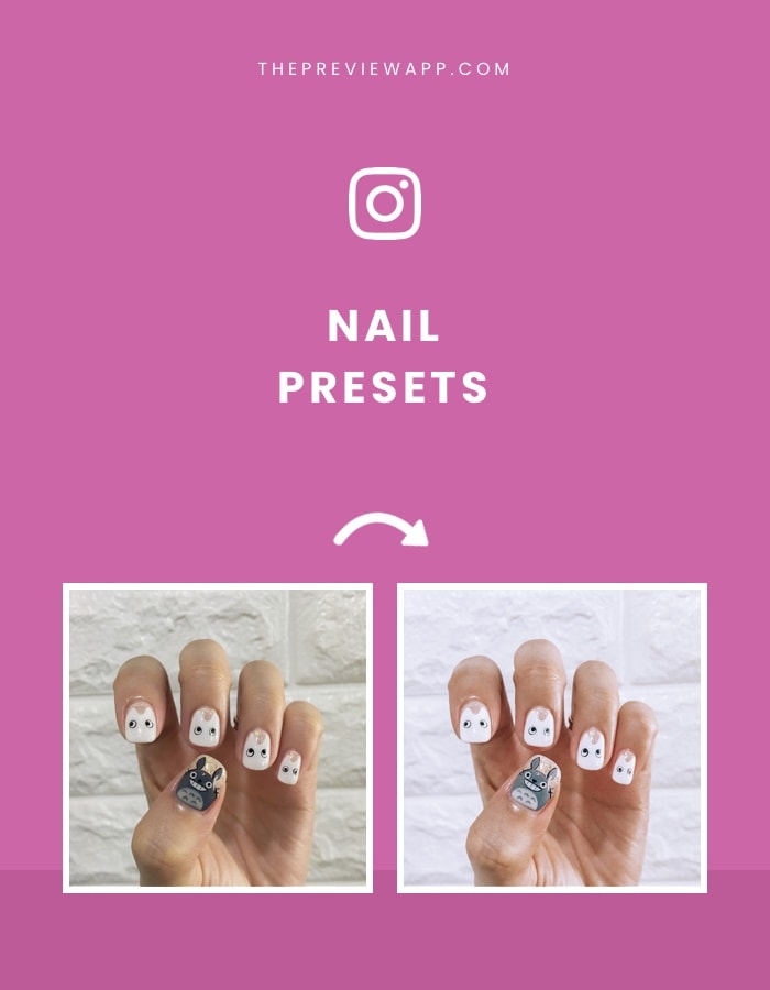 Presets for Nails in Preview App