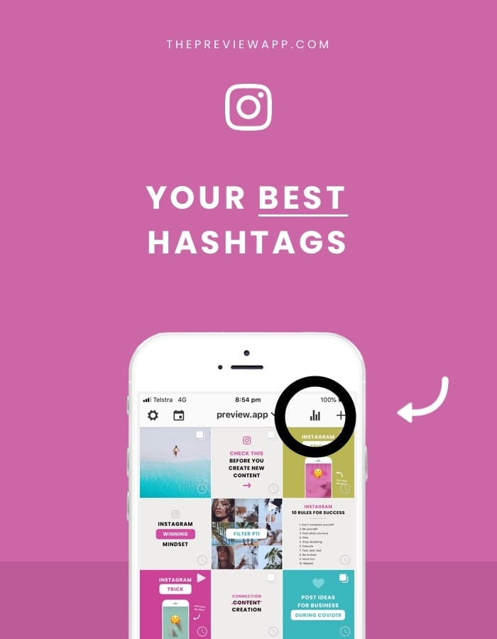 Instagram Hashtag Analytics: PREVIEW App