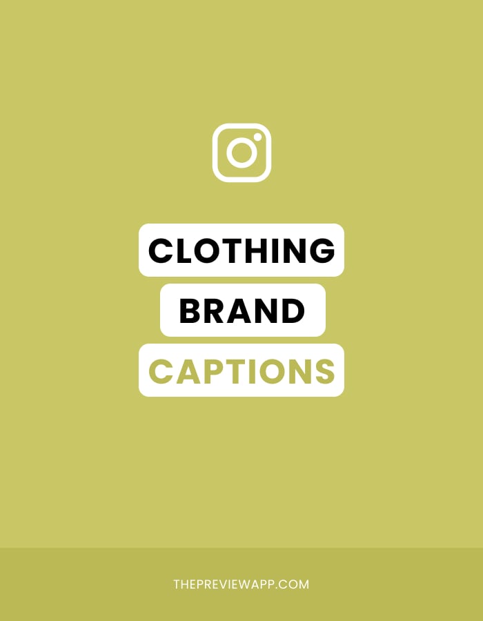 Instagram Captions for Clothing Brands
