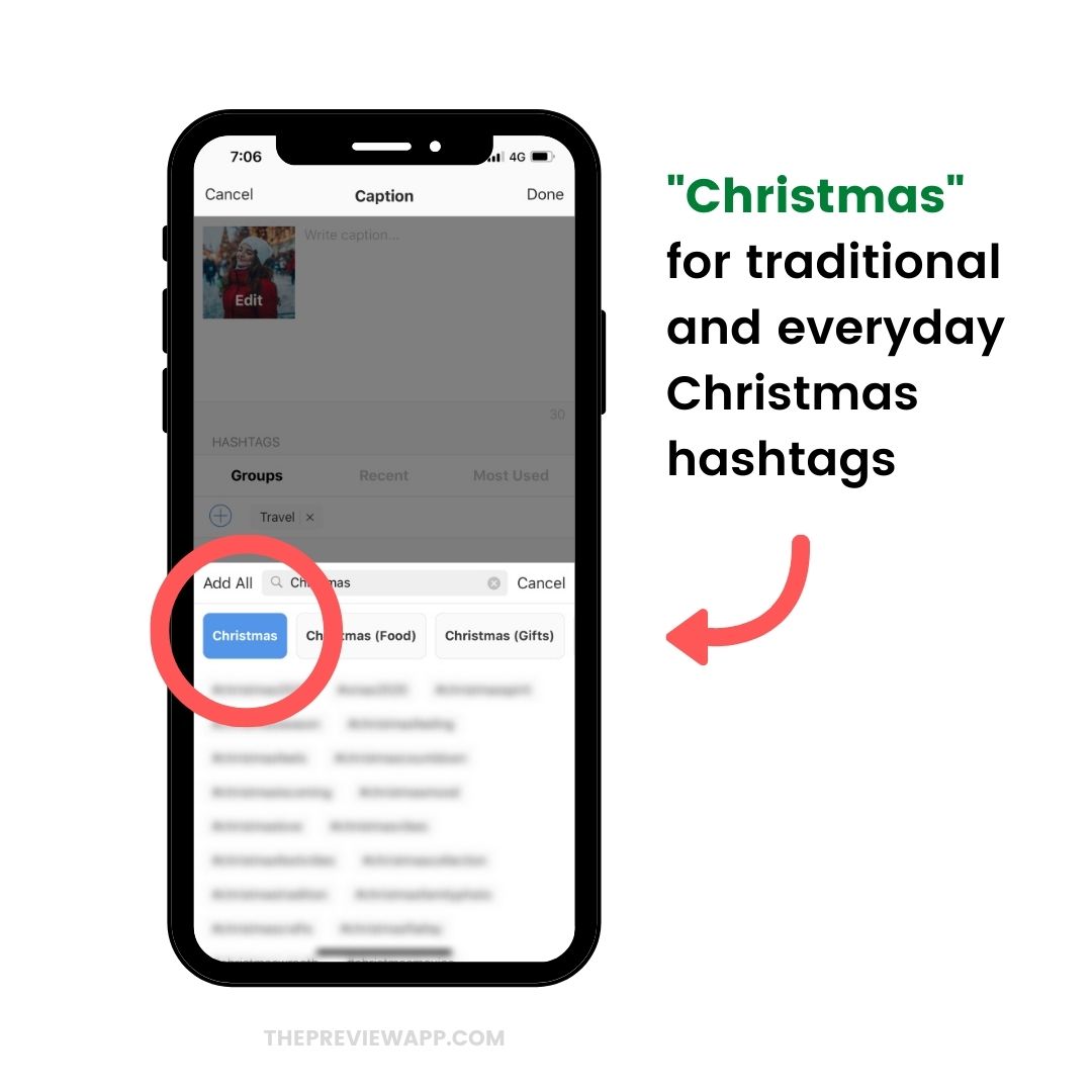 +200 Christmas Instagram Hashtags (in One App