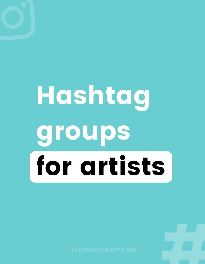 Instagram hashtags for artists