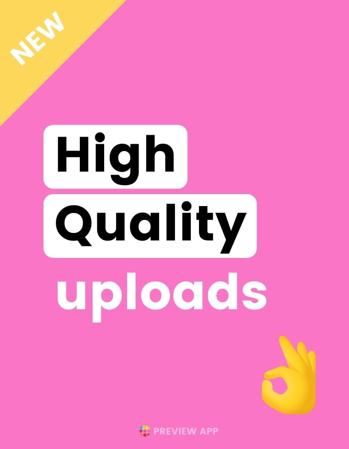 How to upload high quality photos and videos on Instagram? (new settings!)